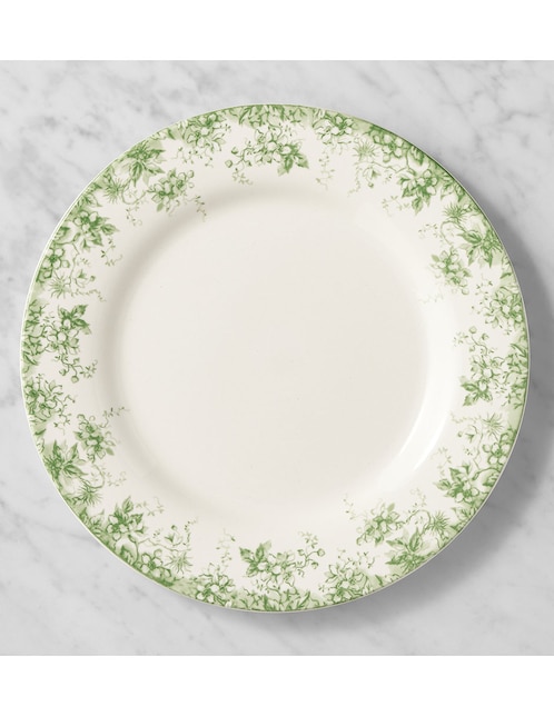 Set platos trinche English Floral de cerámica 4 piezas 1