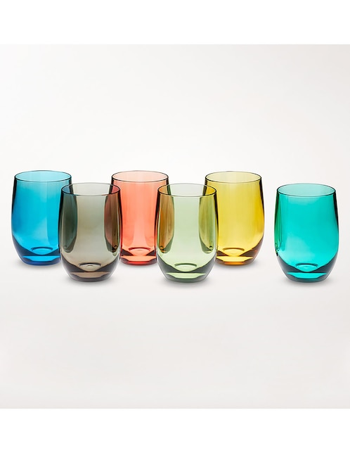 Set de vasos para vino DuraClear de tritán con 6 piezas 1
