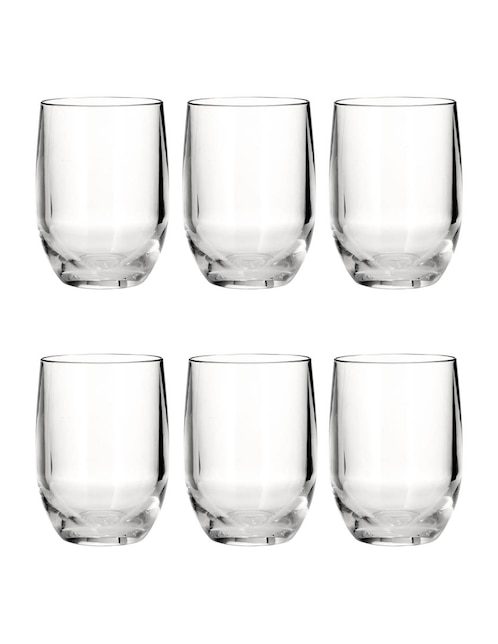 Set de vasos para vino DuraClear de vidrio con 6 piezas