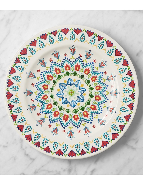 Set platos trinche Marisol de melamina 4 piezas 1