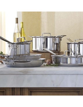 Batería de cocina de acero inoxidable 10 piezas