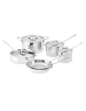 Batería de cocina de acero inoxidable 10 piezas