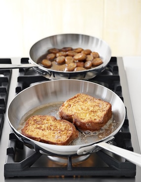 Set de sartenes All-Clad D5 de acero inoxidable 2 piezas
