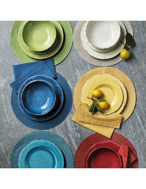 Plato trinche Rustic Italian de melamina