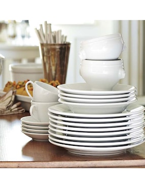 Plato trinche Coupe de porcelana