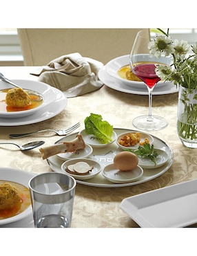 Plato trinche Apilco Tradition de porcelana