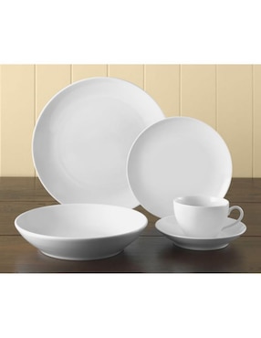 Plato pasta Coupe de porcelana