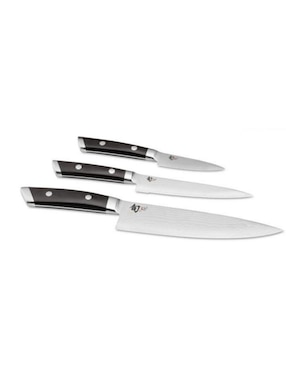 Set Cuchillos Básicos 3 Piezas Shun Kaji