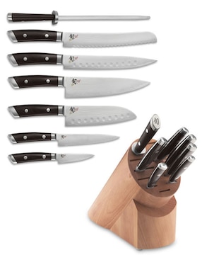 Set de cuchillos utilitario Shun kaji 8 piezas
