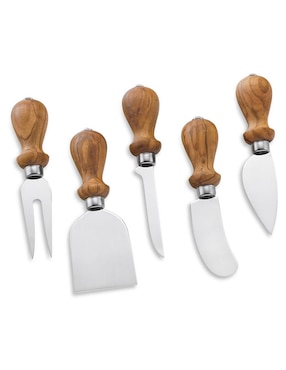 Set Cuchillos Para Queso Olivewood