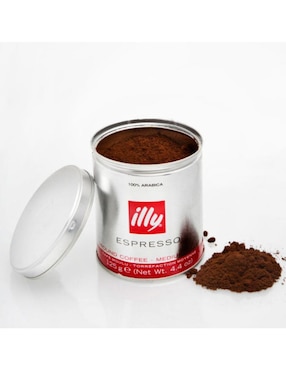 Café molido molido sabor natural de Arabia Illy 125 g