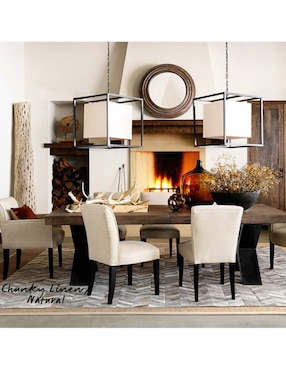 Silla con brazos Fitzgerald de madera