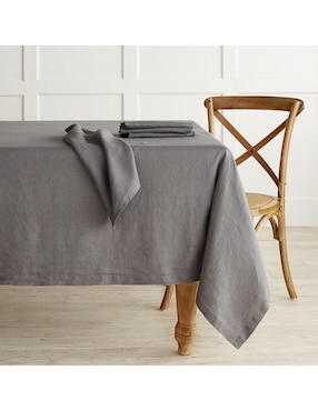 Mantel rectangular de lino Washed Linen