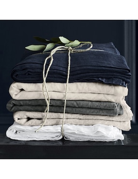Mantel rectangular de lino Washed Linen