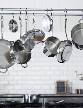 Batería de cocina Wsok de acero inoxidable antiadherente convencional 10 piezas