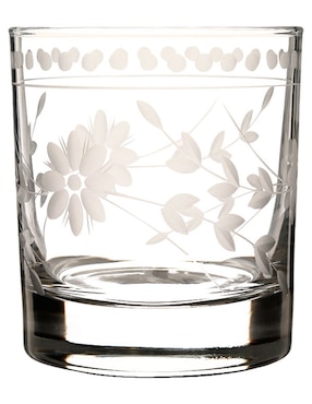 Vaso doble old fashion Vintage Edge de vidrio