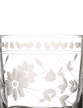 Vaso doble old fashion Vintage Edge de vidrio