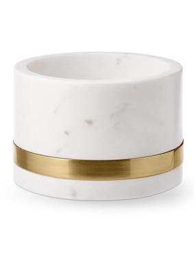 Portabotella Marble and Brass de mármol