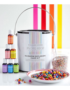Set de Pastel Flour Shop Rainbow