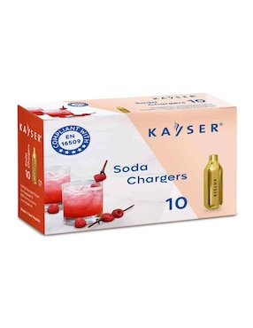 Cápsulas de carga para soda Kayser