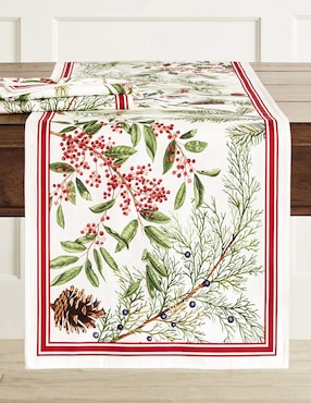 Set servilleta Woodland Berry de algodón 4 piezas