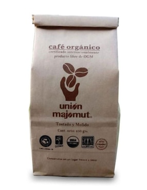 Café molido sabor chocolate y frutos secos de Chiapas Majomut Majomut 250 g