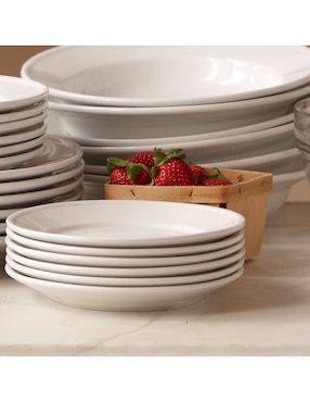 Set platos botana Pantry de porcelana 6 piezas