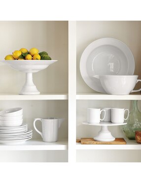 Set platos ensalada Pantry de porcelana 6 piezas