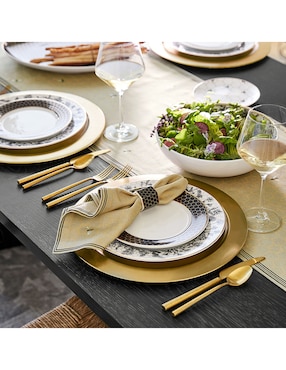Ensaladera Honeycomb de porcelana