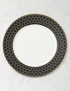 Plato ensalada Honeycomb de porcelana