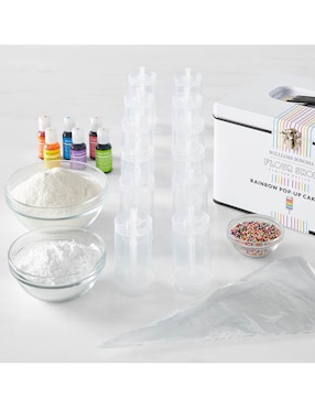 Set para hornear Flour Shop Rainbow Pop-Up Cake