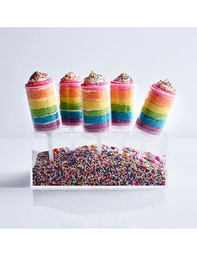 Set para hornear Flour Shop Rainbow Pop-Up Cake