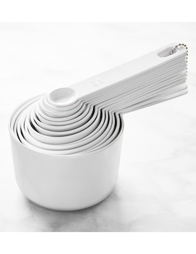 Set cucharas medidoras Round Melamine de plástico 14 piezas