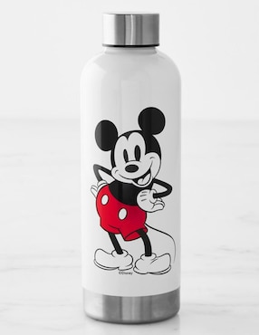 Botella De Agua Mickey Mouse De Acero Inoxidable