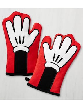 Set De Guantes Para Cocina Mickey De Algodón