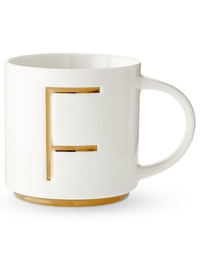 Taza Clásica Gold Monogram F