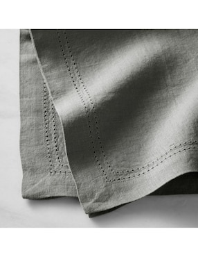 Set de servilletas Linen Double Hemstitch de lino 4 piezas