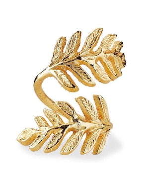 Set de 4 Aros para Servilleta Gold Leaf