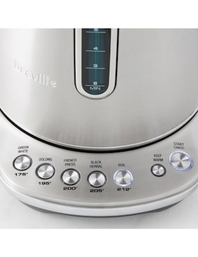 Tetera eléctrica Breville de acero inoxidable