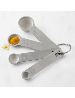 Imagen de producto Set cucharas medidoras Collapsible Measuring de acero inoxidable 4 piezas
