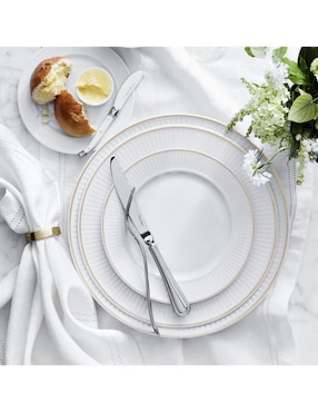 Set servilleta Double Hemstitch de lino 4 piezas