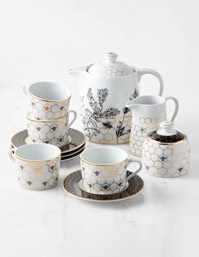 Set de tazas espresso Honeycomb 4 piezas