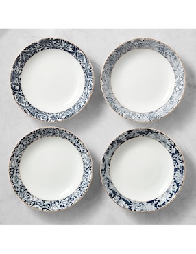 Set De Bowl Morris & Co 4 Piezas De Porcelana