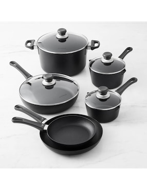 Batería de cocina Scanpan de aluminio antiadherente convencional 10 piezas