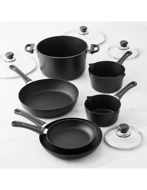 Batería de cocina Scanpan de aluminio antiadherente convencional 10 piezas