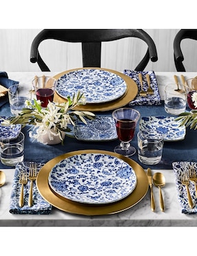 Set de copas para agua Gold Rim Goblets de vidrio