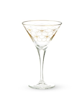 Copa Para Martini Honeycomb De Vidrio