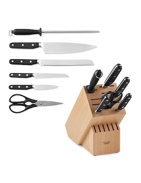 Set de cuchillos utilitario  elite beechwood 7 piezas