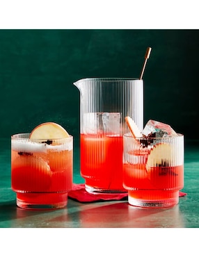 Coctelera Modern Optic Mixing de vidrio