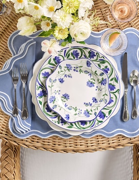 Set platos trinche Aerin de cerámica 4 piezas